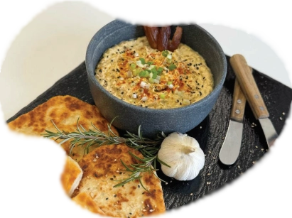 Rezept Vorschau von Fladenbrot aus Rosmarin-Quark